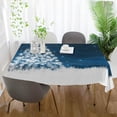 thumbnail image 5 of SKYSONIC 60"x60" Square Tablecloth with Snowflake Christmas Tree-1 Prints, Anti-Wrinkle and Smooth Table Cloth for Kitchen/Home/Dinning Wedding Decoration, 5 of 7