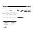 thumbnail image 2 of Centric Parts 102.08020 102 Series Semi Metallic Standard Brake Pad, 2 of 4