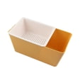 thumbnail image 2 of Lazy Double-Layer Fruit Basket Household Plastic Candy Box Creative Kitchen Living Room Eating Melon Seed, 2 of 2