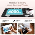 thumbnail image 5 of SHARECLOUD 10 inch Tablet with Keyboard, 16GB + 32GB/1TB Expand, 6000mAh, 1280*800 Display, WiFi 6, Android 16 Tablet for Kids Adults, 5 of 8