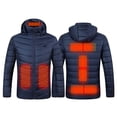 thumbnail image 1 of Pesca Chaqueta térmica USB para hombre, abrigo térmico eléctrico de poliéster, ropa térmica con capucha (L) Tmvgtek Para Estrenar, 1 of 3