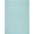 thumbnail image 3 of SAFAVIEH Montauk Bernadine Solid Braided Cotton Area Rug, Aqua/Blue, 8' x 10', 3 of 5