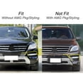 thumbnail image 5 of FYUU Left Side Fog Light Trim Driving Lamp Trim Cover For Mercedes 1668850774, 5 of 5