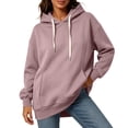 thumbnail image 5 of Tumotour Pullover Hoodies for Women'S Long-Sleeve Hooded Fall Sweatshirt with Pockets Athletic Workout Blouses, 5 of 8