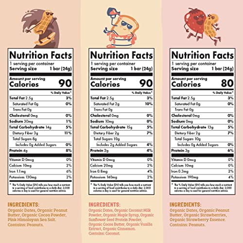 Skout Organic Kids Snack Bar Variety Pack (36 Pack) | Organic Kids Snack Bars | Plant-Based Nutrition | Vegan | Gluten, Dairy, & Seed Oil Free