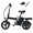 14"Black-Upgraded, variant on 14" Folding Electric Bicycles with 500W Peak Motor,35 Miles 20MPH 432WH Integrated Battery ,Ebike for Adults with Basket,UL2849