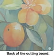 thumbnail image 2 of Florida Orange Blossom in Watercolor Glass Cutting Board Large 12 in x 15 in, 2 of 5