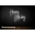 thumbnail image 2 of Glowneon Happy Birthday Neon Sign, Happy Birthday Led Light, Birthday Party Led Decor, 2 of 4
