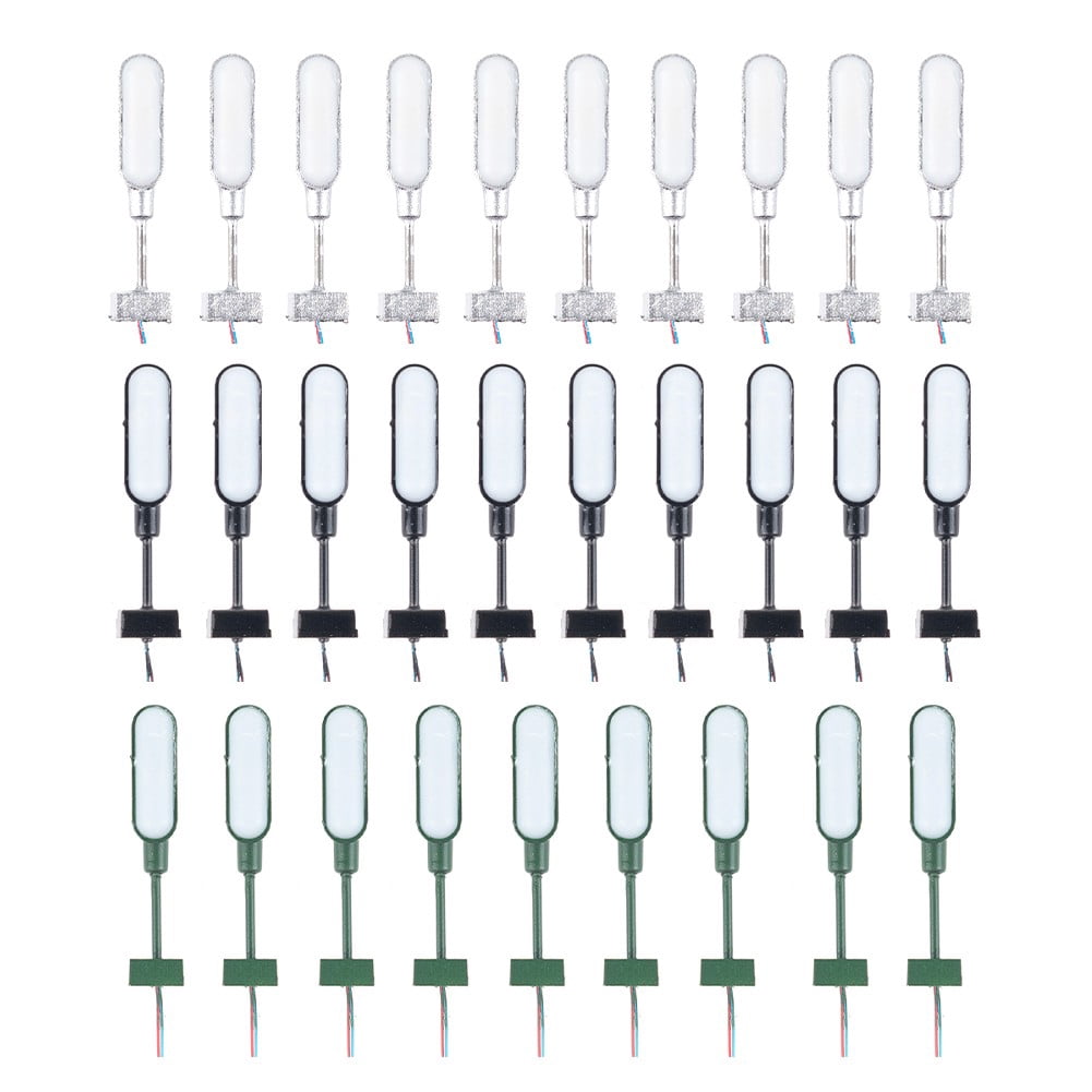 Lampe Laiton Kit De 5 Lampadaires De Chemin De Fer Miniatures - 17 Cm Lampe Laiton Kit De 5 Lampadaires De Chemin De Fer Miniatures - 17 Cm