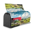 thumbnail image 3 of Yiaed Countryside Farm Cow Print Mailbox Covers, Magnetic Mailbox Cover, Mail Box Covers for Garden Outdoor Decor Box Covers-21x18 in, 3 of 8