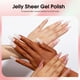 thumbnail image 5 of Set de esmaltes de uñas en gel CANNI Jelly Brown, 6 colores, 9 ml Soak Off, 5 of 9