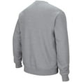thumbnail image 3 of Men's Colosseum Heathered Gray Utah Utes Arch & Logo Tackle Twill Pullover Sweatshirt, 3 of 3