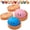 Blue+pink, variant on Dumpling Squishy, Glitter Dumpling, Colorful Squishy Dumplings with Box, Soft Squeeze Toy for Stress Relief (White)