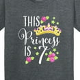 thumbnail image 4 of Inktastic This Princess is Seven 7th Birthday Youth T-Shirt, 4 of 5