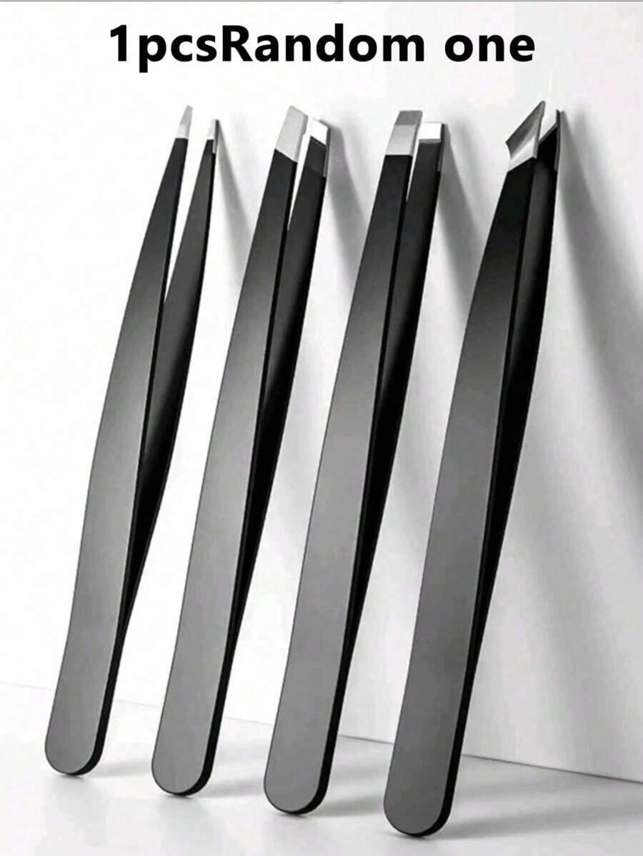 4Pcs Precision Tweezers Set For Eyebrows, Professional Stainless Steel Tweezers For Eyebrows - Great Precision For Facial Hair