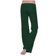 thumbnail image 6 of High Waisted Yoga Pants Women Bootcut Flare Leggings Stretch Loose Casual Wide Leg Lounge Sweatpants with Pockets, 6 of 9