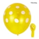 thumbnail image 4 of Billuyoard 100 piezas de globos de lunares, decoraciones de globos de puntos ondulados, atrezos coloridos de 12 pulgadas para fotografía de Kits de decoración para fiestas Punto amarillo/blanco, 4 of 6