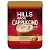 Hills Bros Instant Cappuccino Mix, Hazelnut Cappuccino Mix – Easy To Use, Enjoy Coffeehouse Flavor From Home – Frothy, Decadent Cappuccino With A Smooth Hazelnut Flavor, 14 Oz, Pack Of 6
