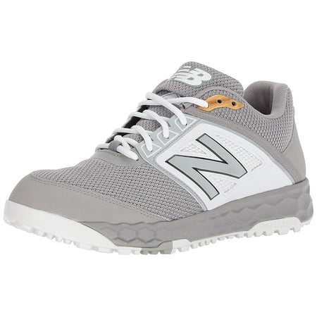 New Balance Men's 3000v4 Turf Baseball Shoe, Grey/White, 8.5 D US ...