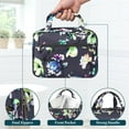 thumbnail image 6 of PAVILIA Hanging Toiletry Bag Travel Bag Women Men, Foldable Cosmetic Organizer, Roll up Makeup Bag, Water Resistant Accessories Toiletries, Large Travel Essentials Kit (Grey Floral), 6 of 10