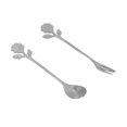 thumbnail image 3 of Cucharas De Té, Juego De Tenedor De Cuchara De Moldeo De Una Pieza Pulido De Espejo Duradero Confiable Para El Hogar Para La Boda Para La Cocina Ccdes Otros, 3 of 8