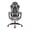 Beige+Blue + Leather + Metal & Wood, variant on YINGYUE Ergonomic Gaming Chair with Footrest & Massage Lumbar Support, Height Adjustable 3D Linkage Armrest Swivel Computer Chair 300lb Max, Black Purple