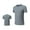 Gray, variant on Men Casual Fashion Solid Color Stretch Running Fitness Short Sleeve Leotard Blazer