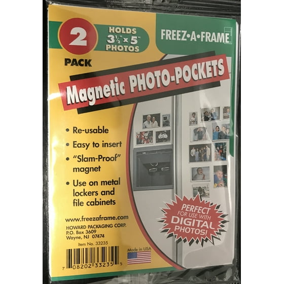 Freez A Frame 33235 Magnetic 3 1 2 X 5 Photo For Refrigerator Pack Made In Usa