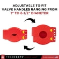 thumbnail image 3 of Dispositivo de bloqueo de válvulas TRADESAFE, válvula de compuerta, rojo, 3 of 8