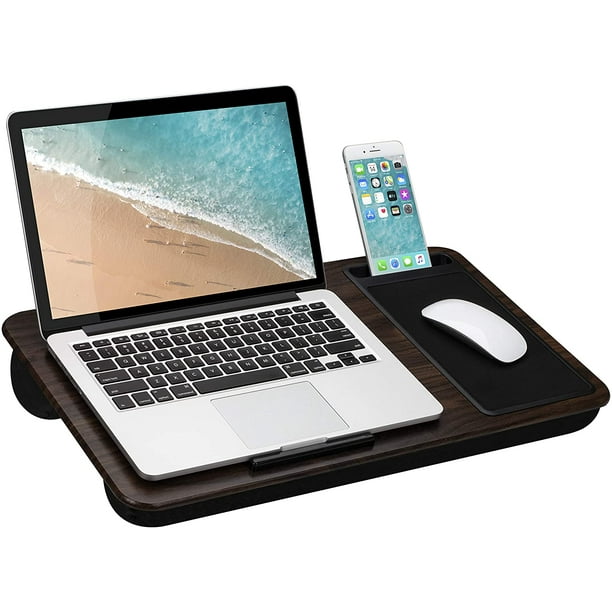LapGear Home Office Lap Desk with Device Ledge, Mouse Pad, and Phone