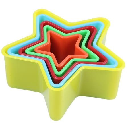 

Ieegkit 5pcs Pastry Mold for Cake Cookie For Christmas Kitchen Star