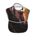 thumbnail image 2 of Hirioo Adorable Fluffy Bat for Baby Waterproof Pocket Bib Adjustable Closed for Babies Toddlers with Large Pocket 6-24Months, 2 of 8