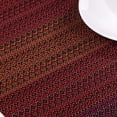 thumbnail image 3 of Shengyu Kitchen Non- for slip PVC placemat Washable BBQ Heat Insulation woven noble Table Mat red, 3 of 6