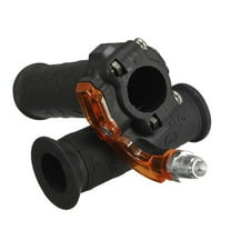 BESTOYARD Motorcycle Throttle Assembly, 1 Pair of Motorcycle Grip and Cable Handlebar Throttles for Mini Motorcycles
