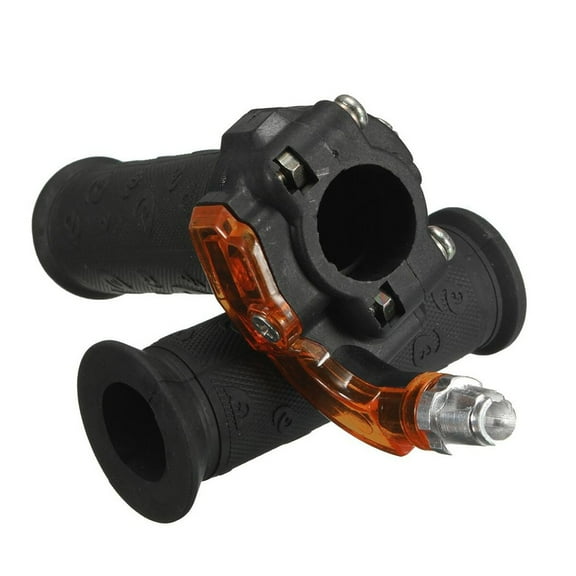 BESTOYARD Motorcycle Throttle Assembly, 1 Pair of Motorcycle Grip and Cable Handlebar Throttles for Mini Motorcycles
