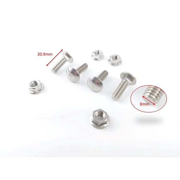 4x Front Bumper Bolt Nut Fit For Toyota Pickup 1979-95 4Runner 84-95 90112-08035