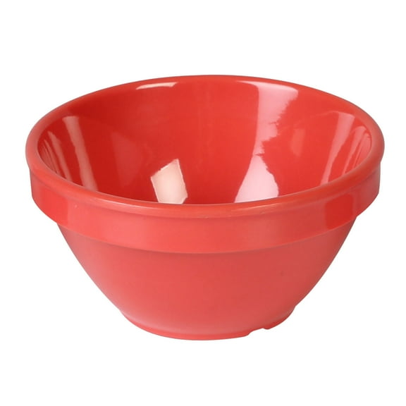 Excellante Color Orange Melamine Dinnerware Collection 4.25 Inch Bouillon Cup - 8 Oz, Comes in Dozen