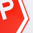 thumbnail image 5 of LABSERRON 1Pcs Red White Octagon Stop Sign for Garage Caution Sign 30 x 30 x 0.1in, 5 of 8