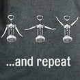 thumbnail image 3 of CafePress - Wine Open And Repeat Women's Dark T Shirt - Women's Traditional Fit Dark T-Shirt, 3 of 4