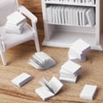thumbnail image 3 of 50 Pcs Mini Books Miniature Books Doll House Books Doll House Miniatures Blank Mini Books For Crafts, 3 of 8