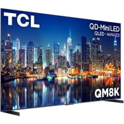 TCL 98 Class QM8K Series QD-Mini LED QLED 4K UHD Smart Google TV (NEW, 2025) - 144Hz, Local Dimming, CrystGlow WHVA Panel - 98QM8K
