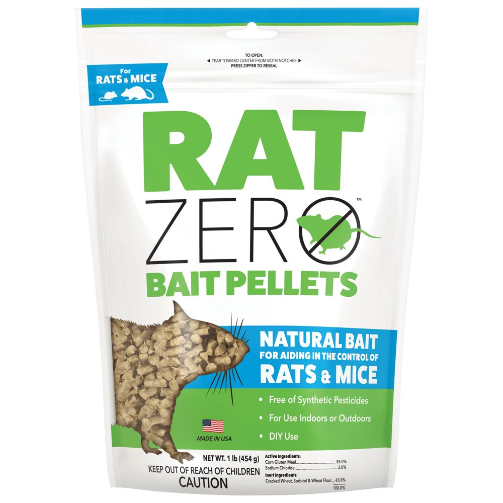 Rat Zero Bait Pellets, 1 lb.