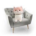 thumbnail image 1 of Peluche en forma de Gatito Color Rosa con Collar y Piedrita, 1 of 4