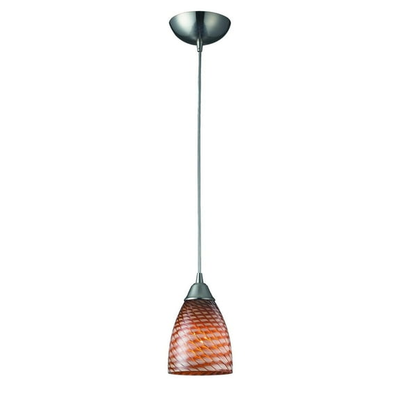 Elk Home 5" Wide Arco Baleno Configurable Mini Pendant, Contemporary, Satin Nickel