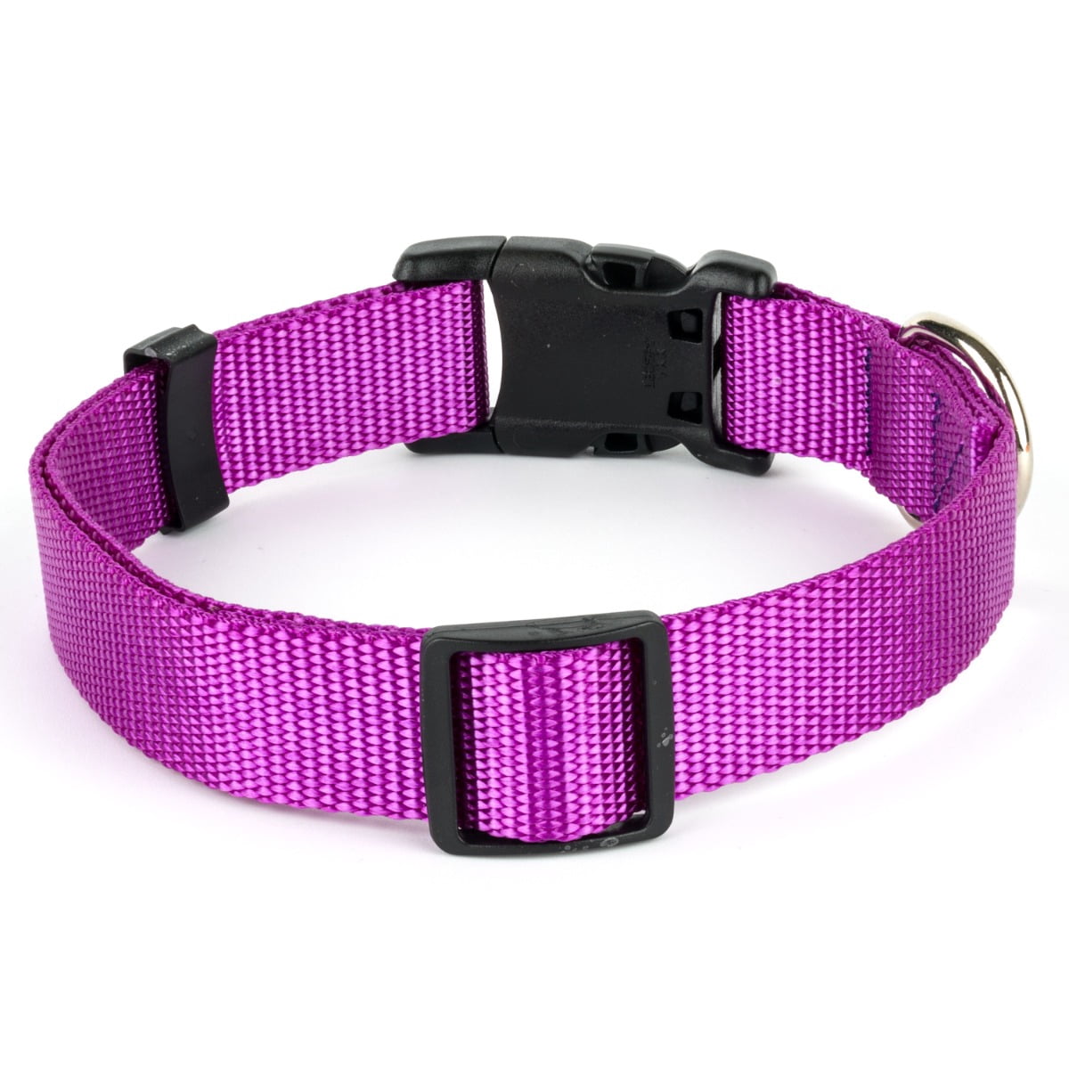 Country Brook Petz® Bright Purple Everyday Nylon Dog Collar and Leash, Large