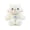 White, variant on Lamb Stuffed Animal, Sheep Stuffed Animal, Plush Stuffed Animals, Green Stuffed Animal, 8 In, Cream White Body, Nursery Decor for Girls, Soft Fuzzy Texture, Ruffled Light Green