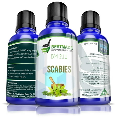 Scabies Treatment (BM211) (Best Homeopathic Medicine For Scabies)