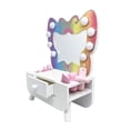 thumbnail image 5 of Teamson Kids Colorful Butterfly-Shaped Tabletop Vanity with LED Lights Mirror, 5 of 11