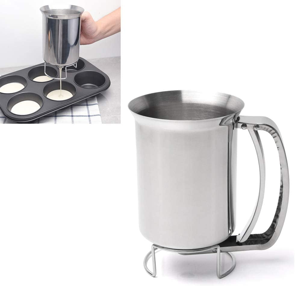 Batter dispenser, professional stainless steel can be hand held