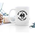 thumbnail image 2 of Husbands Wife Gifts - Womens Husband 40 40th Birthday married love 11Oz Mug Cup - Love from Husband Dad Valentine Husband Best Gifts for Men Shirt, 2 of 6